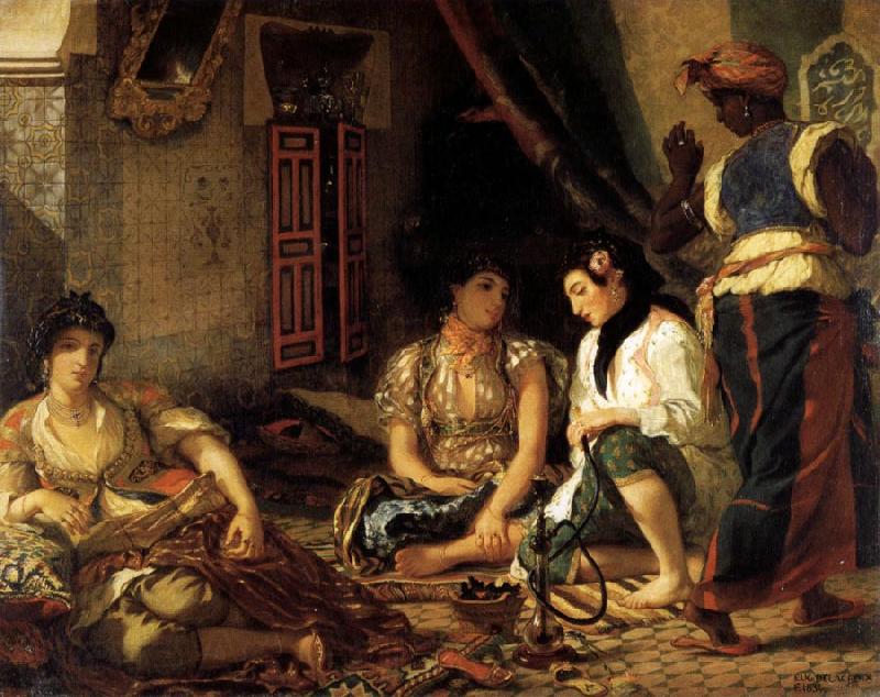 Eugene Delacroix Women of Algiers Spain oil painting art